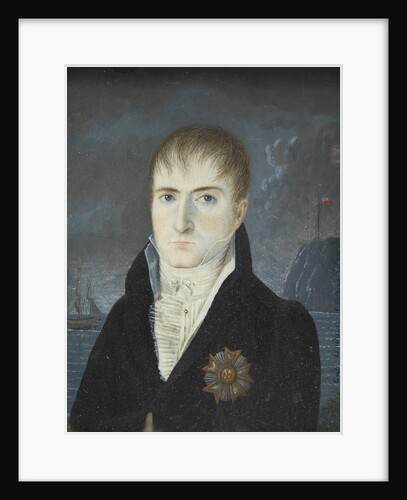 Portrait of Napoleon Bonaparte on the island of Saint Helena, 1820 by Captain Dodgin