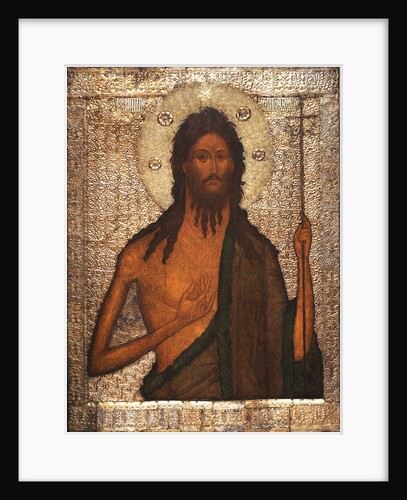 Saint John the Baptist, c. 1560 by Russian icon