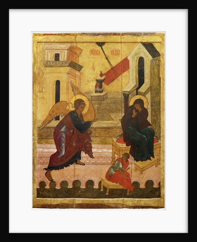 The Annunciation, Mid of 16th cen by Russian icon
