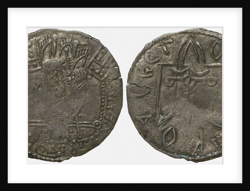 Coin (Srebrennik) of Grand Duke Vladimir Svyatoslavich (Reverse: Symbol of Rurikids), 980-1015 by Russian coins Numismatic
