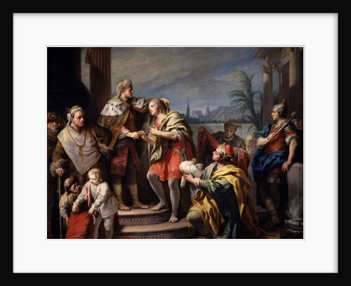 Joseph before Pharaoh, ca 1749 by Jacopo Amigoni