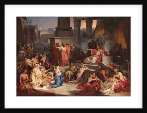 The Death of the First-Born of Egypt, 1838-1839 by Pietro Paolétti