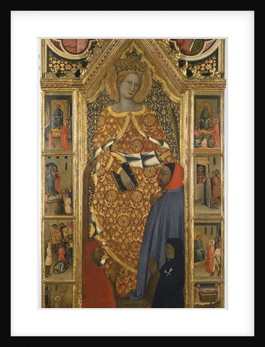 Saint Catherine with scenes from her life, End of 14th cen by Giovanni del Biondo