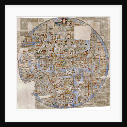 The Ebstorf Map, c. 1300 by Anonymous master