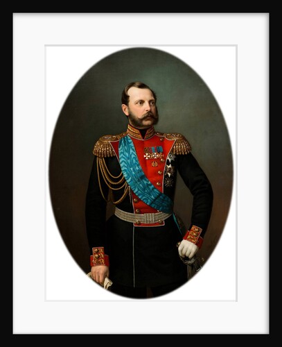Portrait of Emperor Alexander II, 1860s by Ivan Alexeevich Tyurin
