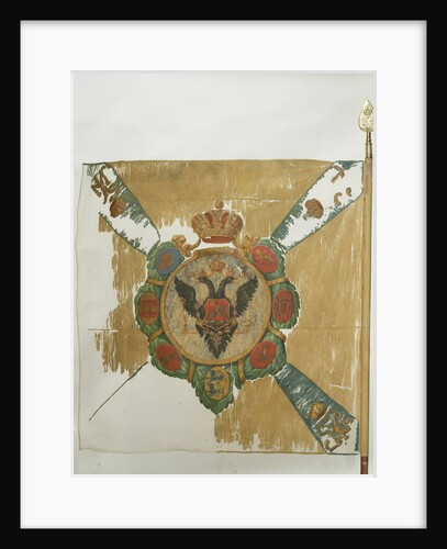 Flag of the Semenovsky Life-Guards Regiment, 1762 by Banners and Standards Flags