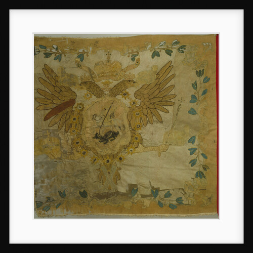 Saint George Flag of the Infantry Regiment at the Time of Anna Ioannovna, 1730s by Banners and Standards Flags