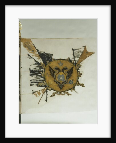 Saint George Flag of the Infantry Regiment at the Time of Catherine II, Mid of the 18th cen by Banners and Standards Flags