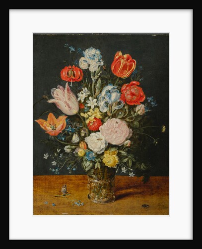 Flowers in a Glass Beaker, after 1608 by Jan Brueghel the Elder