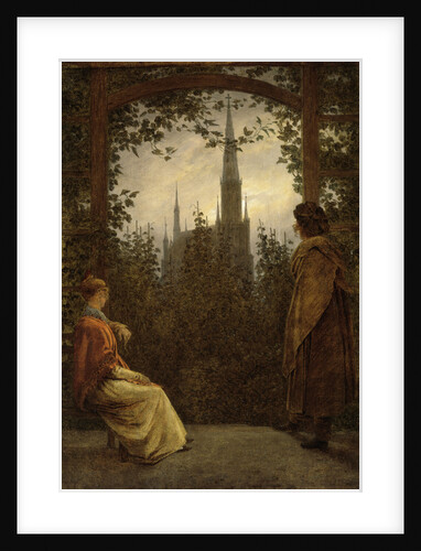 Garden Bower in Greifswald, 1818 by Caspar David Friedrich