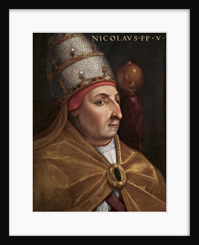Portrait of Pope Nicholas V (Giovio Series), 1568 by Cristofano Dell'Altissimo
