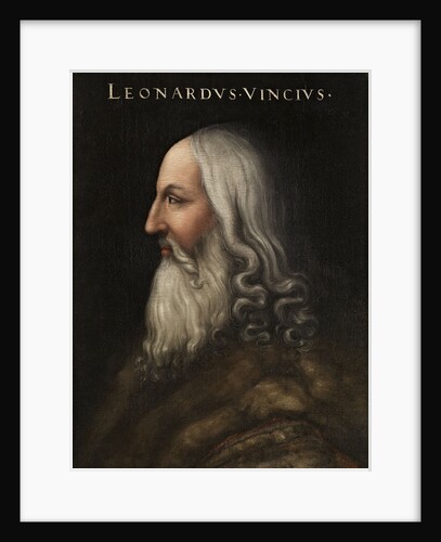 Portrait of Leonardo da Vinci (Giovio Series), 1566-1568 by Cristofano Dell'Altissimo