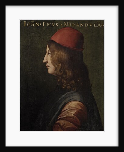 Portrait of Giovanni Pico della Mirandola (Giovio Series), 1562-1568 by Cristofano Dell'Altissimo