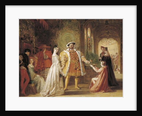 First meeting of Henry VIII and Anne Boleyn, 1835 by Daniel Maclise