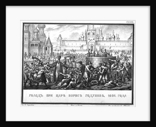 Famine during the reign of Boris Godunov (From Illustrated Karamzin), 1836 by Boris Artemyevich Chorikov