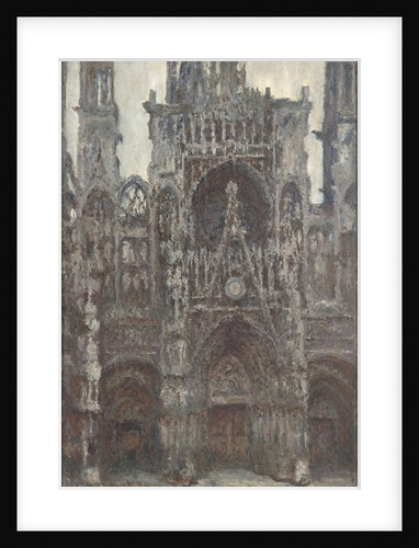 The Rouen Cathedral. The portal as seen from the front, 1892 by Claude Monet