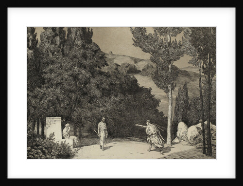 Pyramus and Thisbe II by Max Klinger