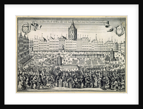 Old Market in Cologne, c. 1660 by Abraham Aubry