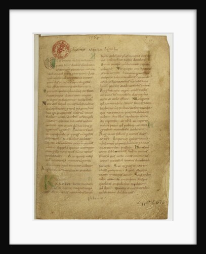 Historia Brittonum by Nennius. First page of manuscript, 11th century by Anonymous master