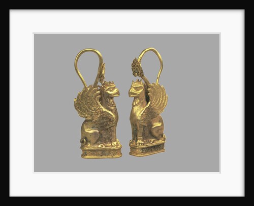 Earring in the Form of Griffin, 5th cen. BC by Scythian Art