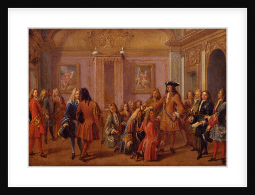 First Ennoblement of the Knights of the Order of Saint-Louis by Louis XIV in Versailles on 8 May 169 by François Marot