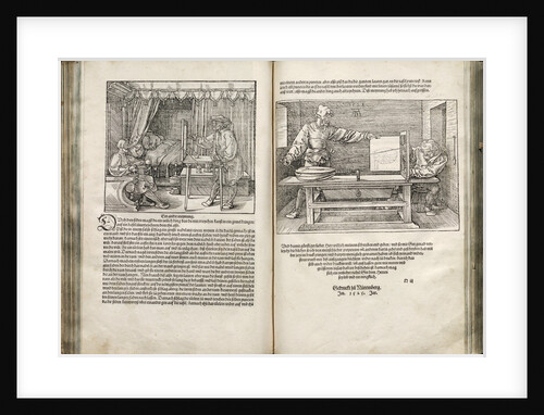 Illustration from the Four Books on Human Proportion, 1528 by Albrecht Dürer