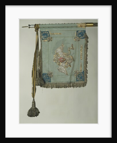 The Standard of Saint George of the His Majestys Life-Guards Cuirassier Regiment, c. 1830 by Banners and Standards Flags