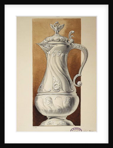 Design of a Wine Jug. (Series The Dowry of Grand Princess Maria Pavlovna), 1907-1908 by Carl Edvard Bolin company