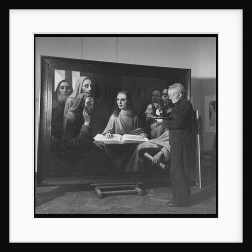 Han van Meegeren painting Jesus Among the Doctors, 1945 by Anonymous