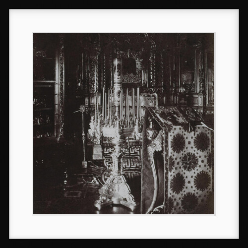 House Chapel at the cabin of Peter the Great in Petersburg, 1872 by Albert Felisch