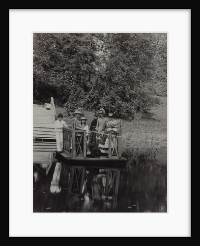 Ferry at the Pyotr Durnovo Dacha in Petersburg, 1880s by Anonymous