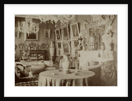 The living room at the Pyotr Durnovo Dacha in Petersburg, 1880s by Pyotr Pavlovich Durnovo