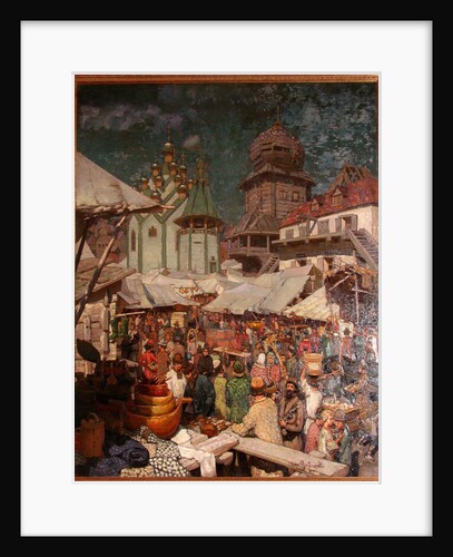 Market. 17th century, 1903 by Appolinari Mikhaylovich Vasnetsov