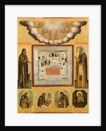 Venerable Anthony and Theodosius of the Caves, 17th century by Russian icon