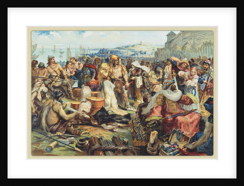 Trade in an Early East Slavic State, 19th century by Anonymous