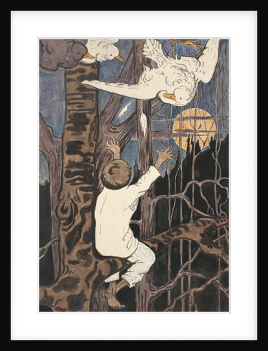 Illustration to the The Tale Synko-Philipko, 1890s by Elena Dmitryevna Polenova