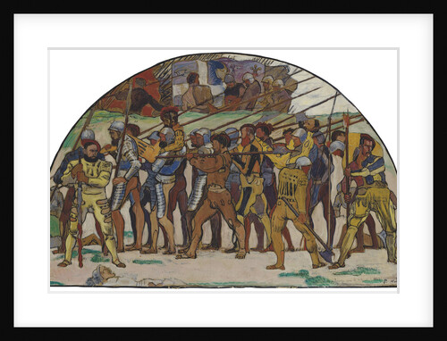 The Retreat from Marignano (Variant), ca 1897 by Ferdinand Hodler