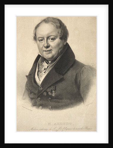 Portrait of the imperial personal physician Nicholas Martin Arendt, 1836 by Franz Krüger