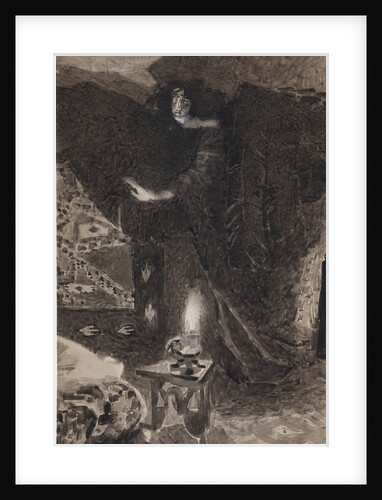 Illustration to the poem The Demon by Mikhail Lermontov, 1890-1900 by Mikhail Alexandrovich Vrubel