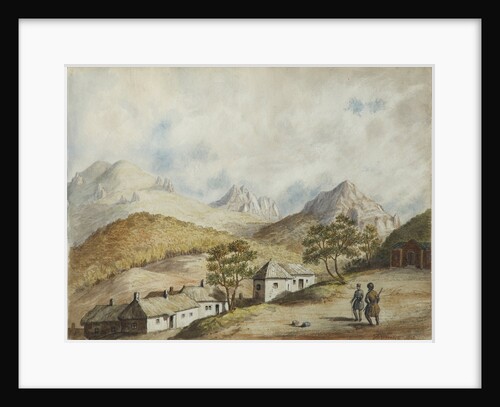 View of Zheleznovodsk, 1842 by Anonymous