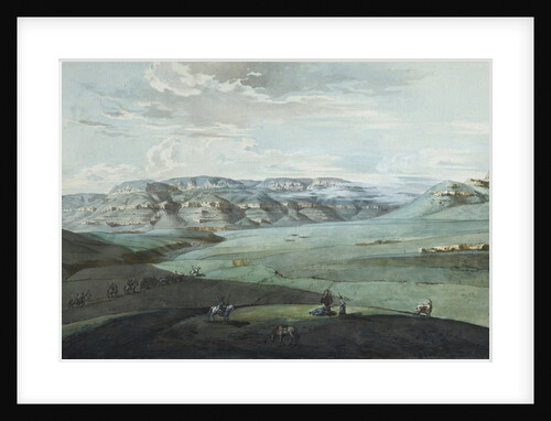 View of Caucasian Mineral Waters and the Kislovodsk Fortress, 1805 by Yemelyan Mikhaylovich Korneev