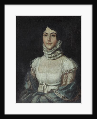Portrait of Maria Mikhaylovna Lermontova, 1810s by Anonymous