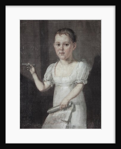 Portrait of the poet Mikhail Lermontov as Child, 1817-1818 by Anonymous