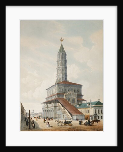 The Sukharev Tower in Moscow, 1846 by Philippe Benoist