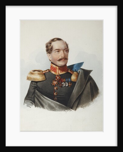 Portrait of Count Dmitri Alexeevich Shcherbatov, 1849 by Alexander Ivanovich Klünder