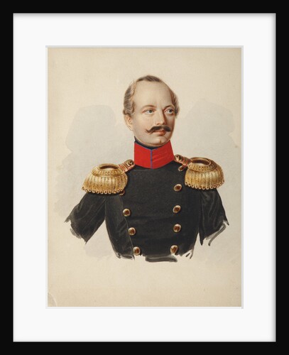 Portrait of Nikolay Fyodorovich Plautin, 1839-1843 by Alexander Ivanovich Klünder