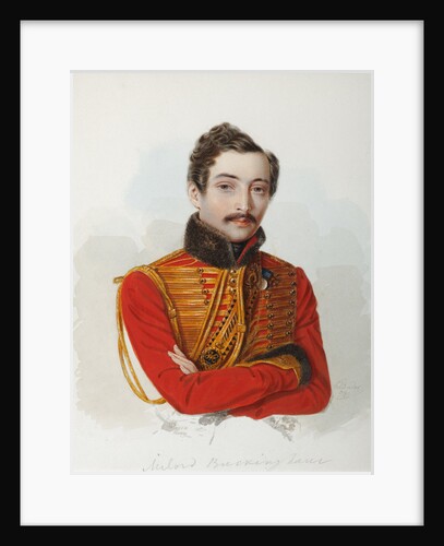 Portrait of Vladimir Dmitrievich Bakaev, 1839 by Alexander Ivanovich Klünder