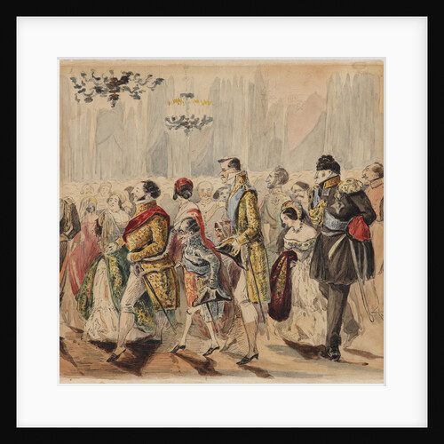 High Society Ball, First quarter of 19th century by Vasili Venediktovich Baranov