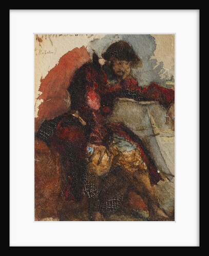 Illustration to the poem The Song of the Merchant Kalashnikov by M. Lermontov, 1880s by Mikhail Alexandrovich Vrubel