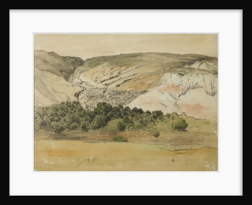 Aul Chirkey, Dagestan, 1841 by Grigori Grigorievich Gagarin